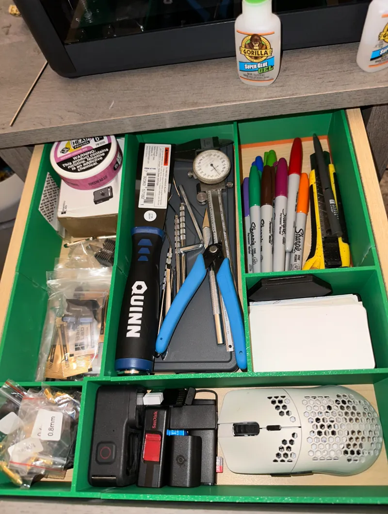 Drawer Organizer for desk W-12" L-13.5" H-2.5"
