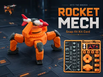 Rocket Mech| Snap-Fit Kit Card