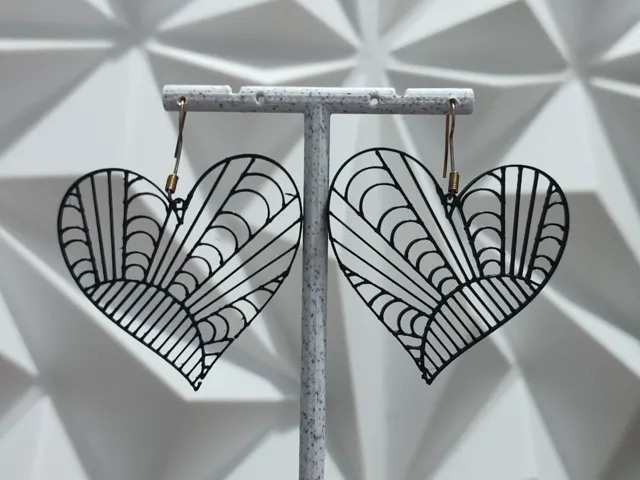 Aretes Corazón Prisma