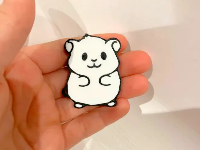 Hamster keychain