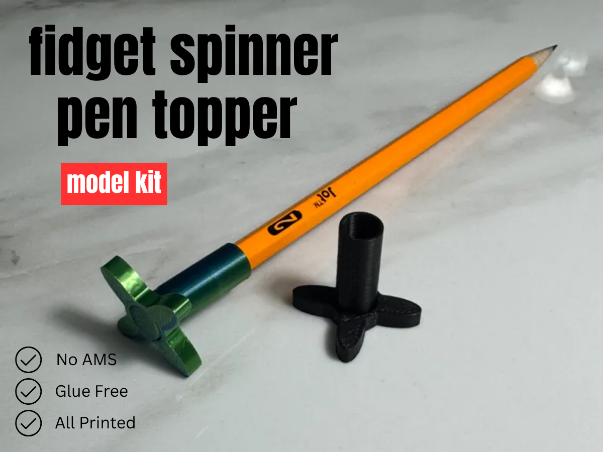 Fidget Spinner Pencil Topper