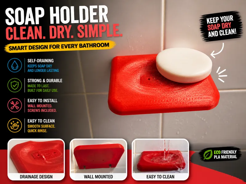 Soap Holder – Clean. Dry. Simple.