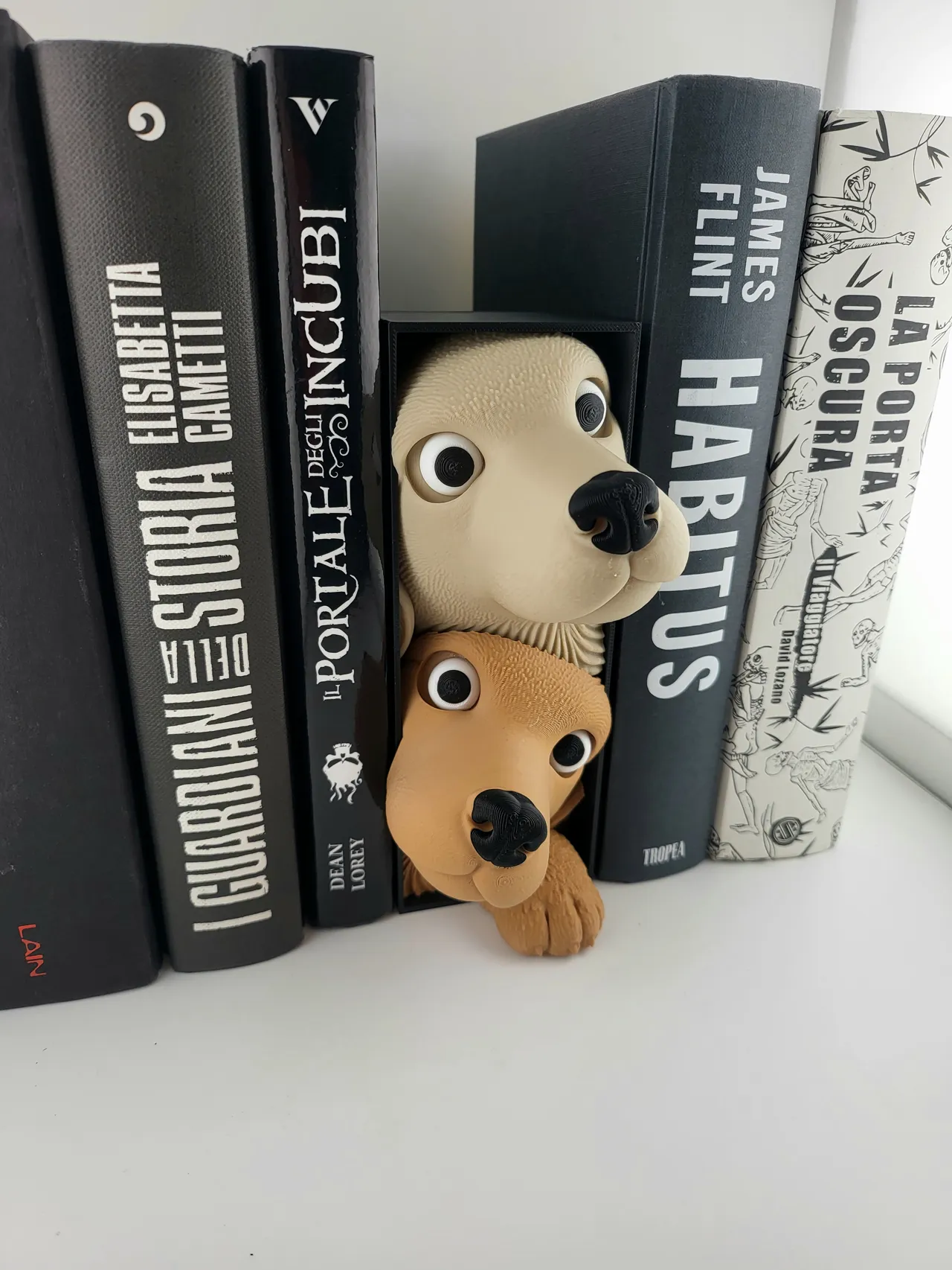 Dog Friends Book Nook NO AMS – Shelf Insert Book view 3