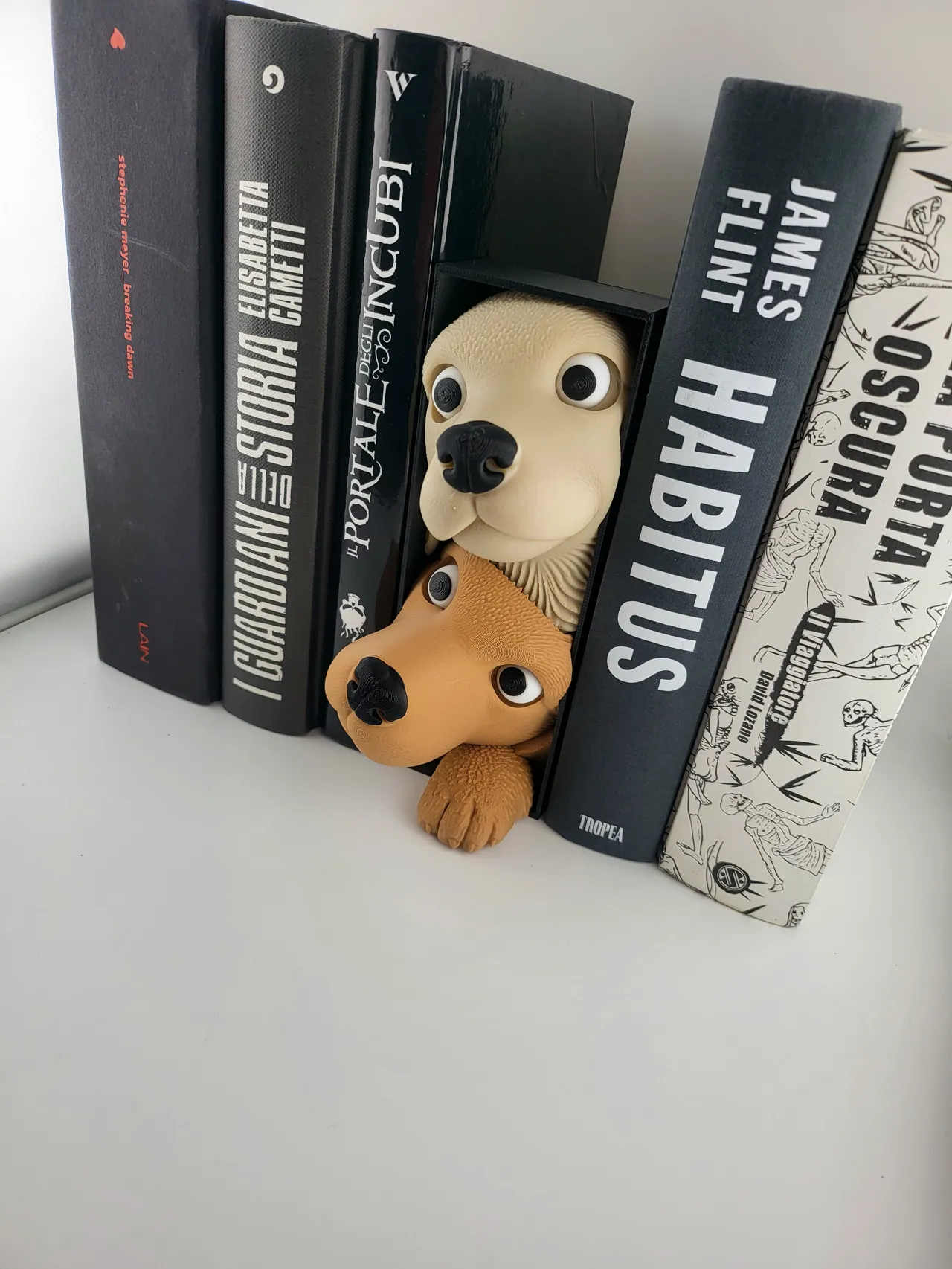 Dog Friends Book Nook NO AMS – Shelf Insert Book view 4