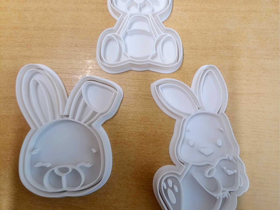 Easter Bunny Cookie Cutter Set (3 Designs)