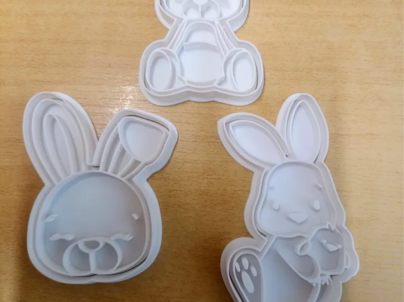Easter Bunny Cookie Cutter Set (3 Designs)