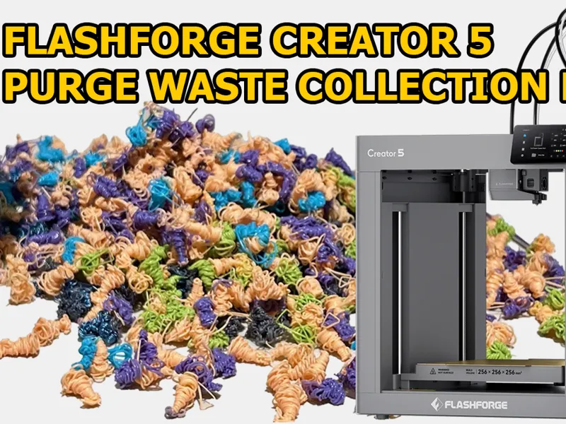 Flashforge Creator 5 Purge Waste Collection Bucket