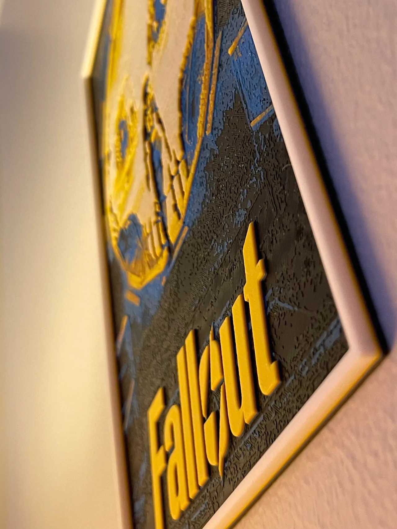 Fallout (2024) Hueforge TV Series Poster view 3