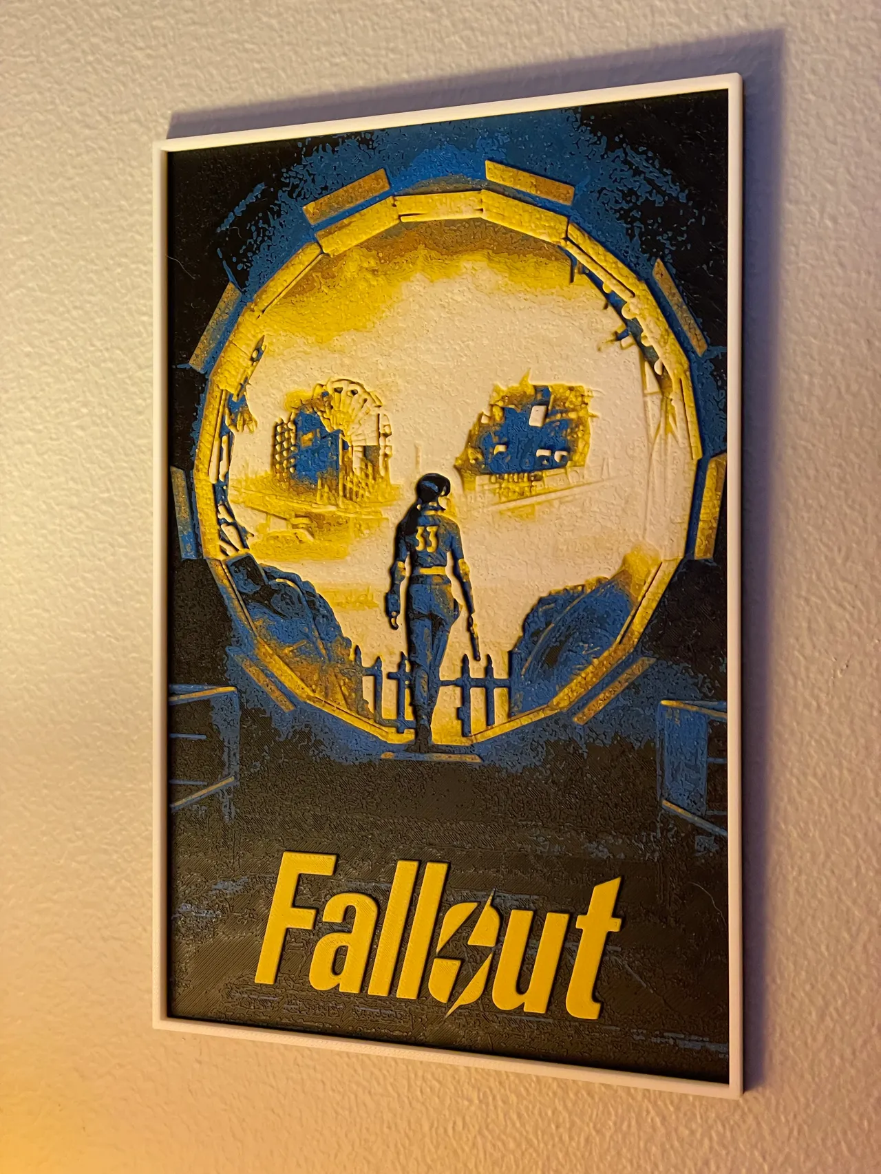 Fallout (2024) Hueforge TV Series Poster view 2