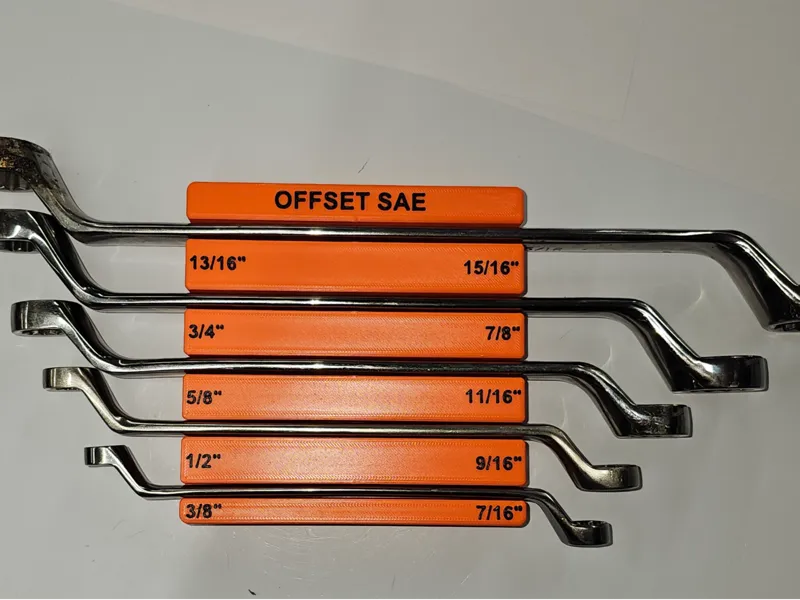 Craftsman Offset Wrench Holder SAE Gridfinity