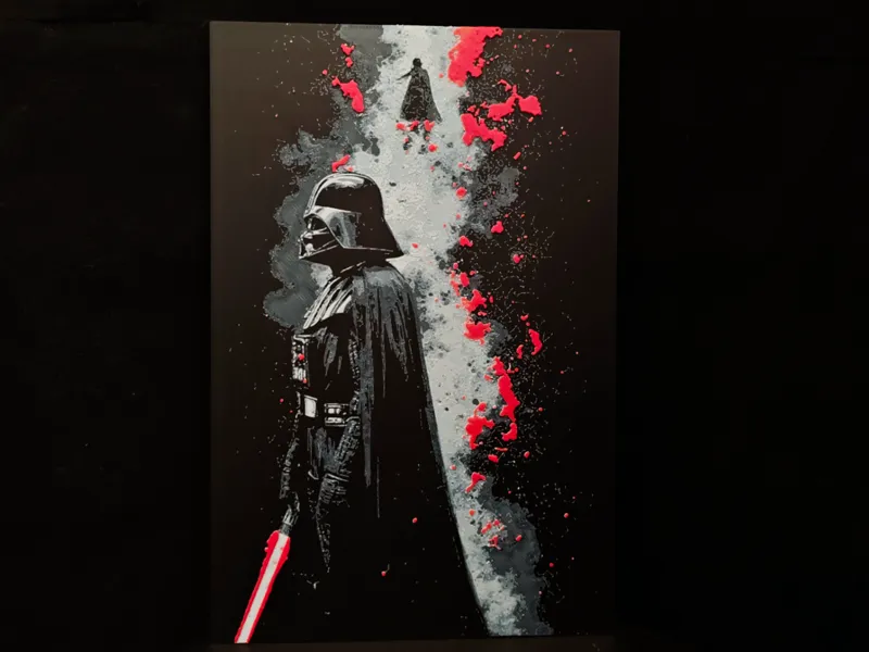 Darth Vader 1 - Filament painting