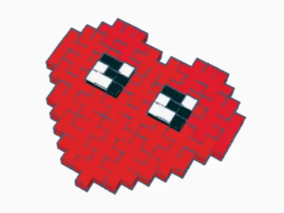 [NO AMS] Pixel Heart Puzzle
