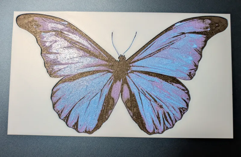 Butterfly Art Hueforge