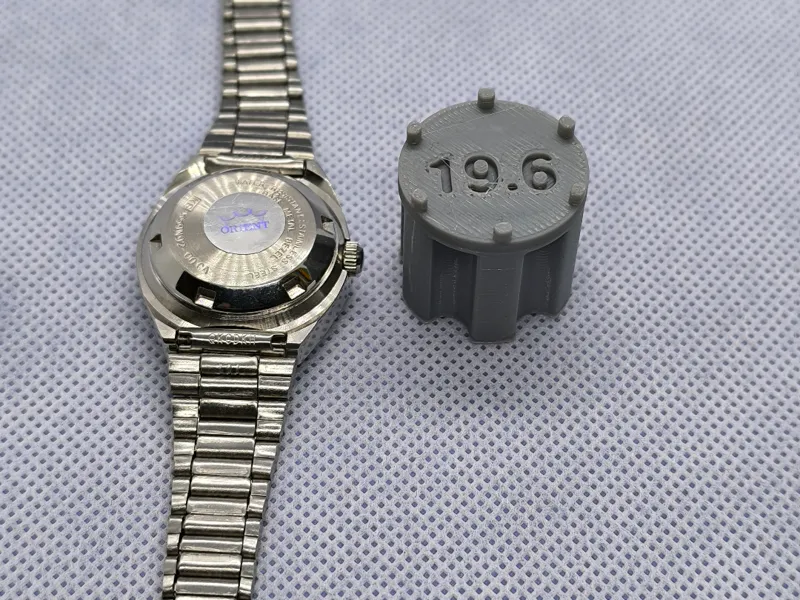 Watch back case opener, 19.6mm, 6 points