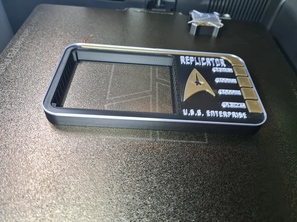 Star-Trek Display Frame for Bambu Lab A1 - Free 3D Print Model - MakerWorld