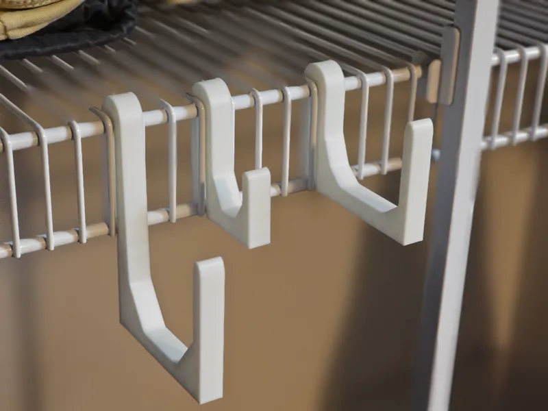 Wire Shelf Front Hooks