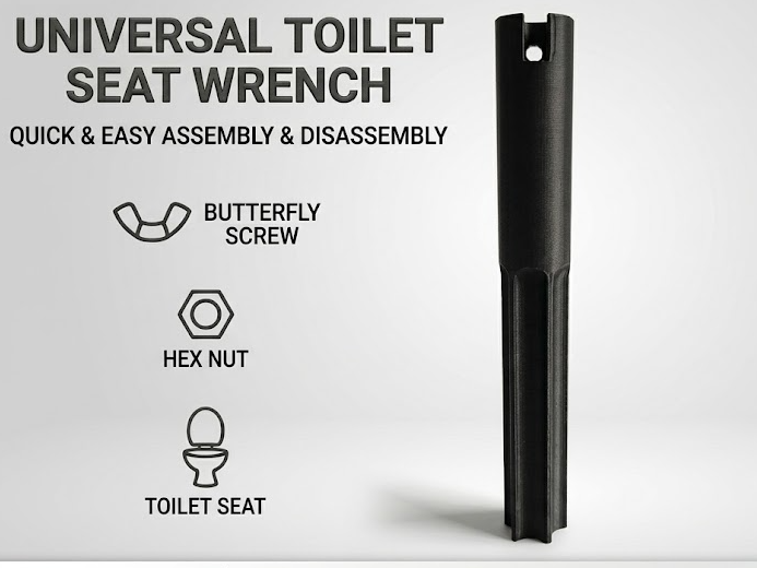 Chiave Universale Montaggio e Smontaggio Sedile Wc