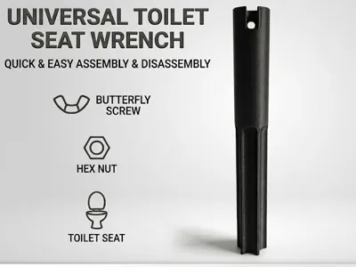 Universal Toilet Seat Installation and Removal Wrench