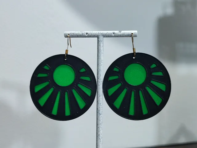 Aretes Eclipse Neón