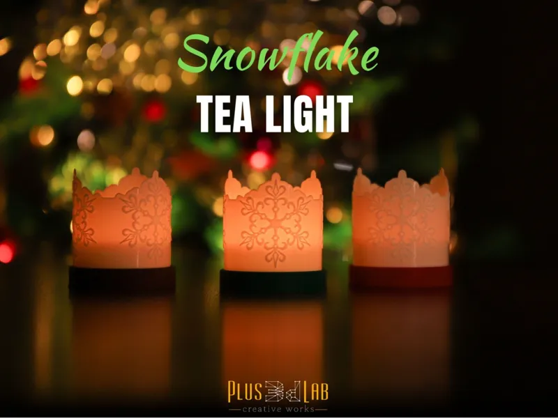 Snowflake Tea Light Holder-1