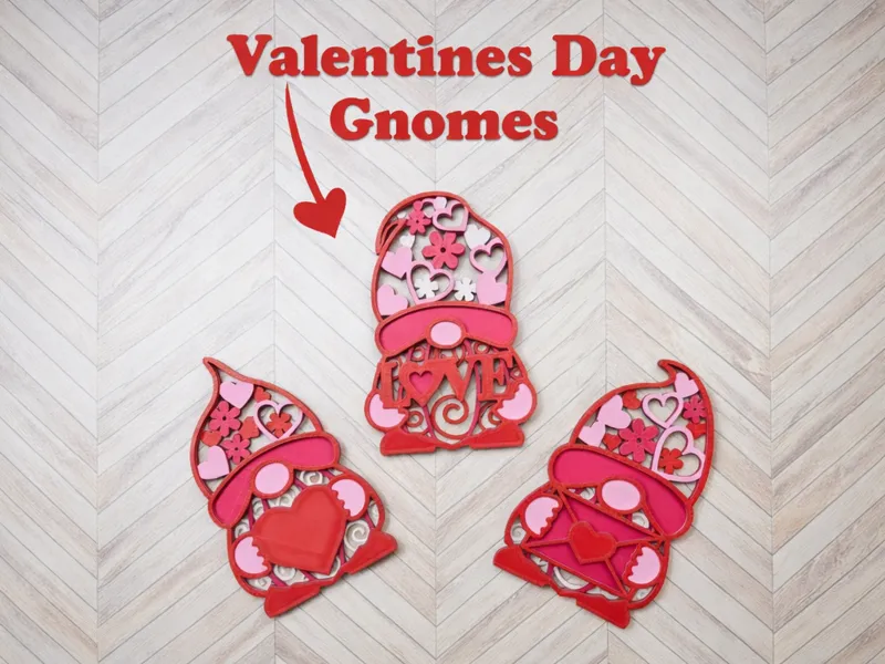 Valentine Day Gnomes