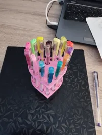 Pot à crayons en forme de cœur — photo 3