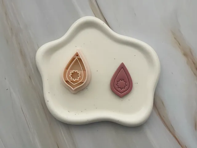Geometric Polymer Clay Earrings Cutter