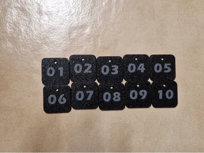 Number Chips / Filament Numbering