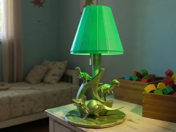 Lampe dinosaure