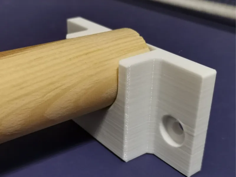 Rod holder / wall mount for 24 / 28mm filament rod