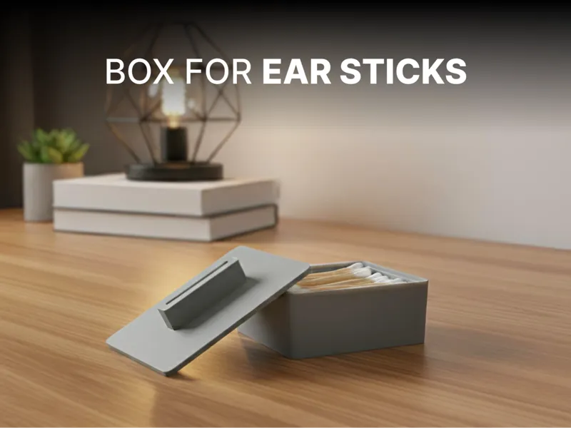 Box for ear sticks (Cotton Swab Case)