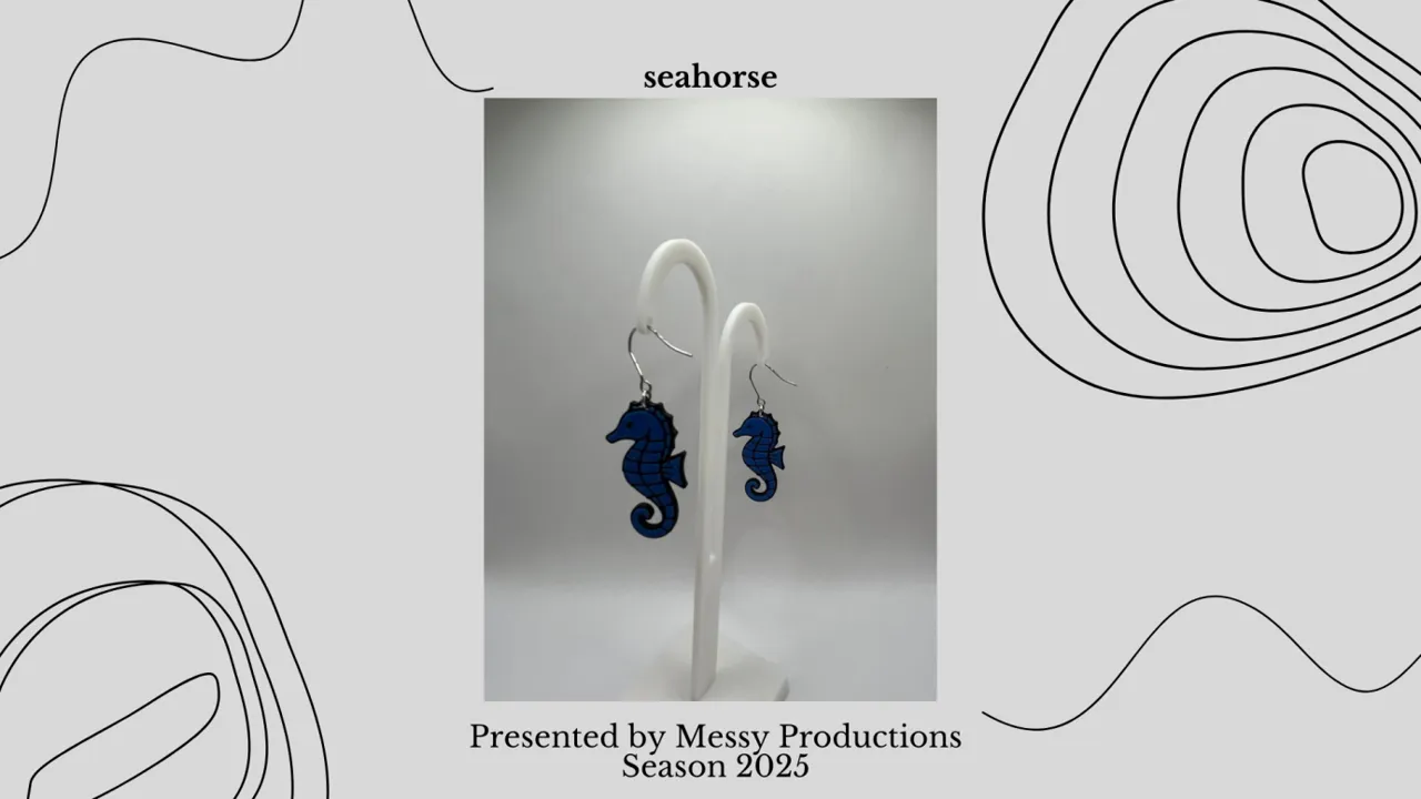 Seahorse Serenity Earrings view 3