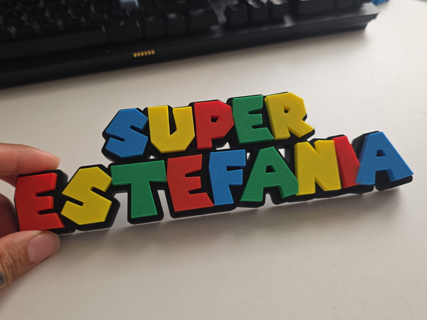 letrero estilo super mario