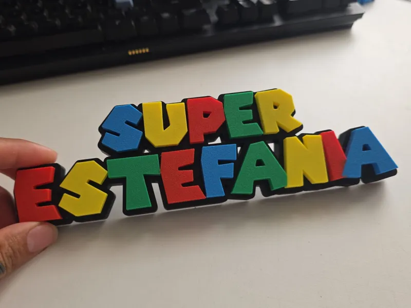 letrero estilo super mario