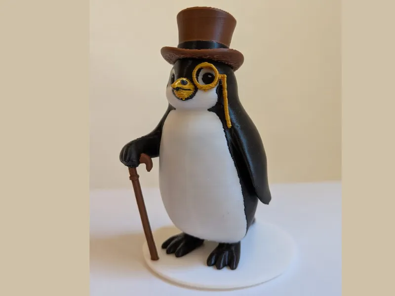 Gentleman-Pinguin - Süße Pinguin Figur
