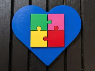 Autism Awareness Heart