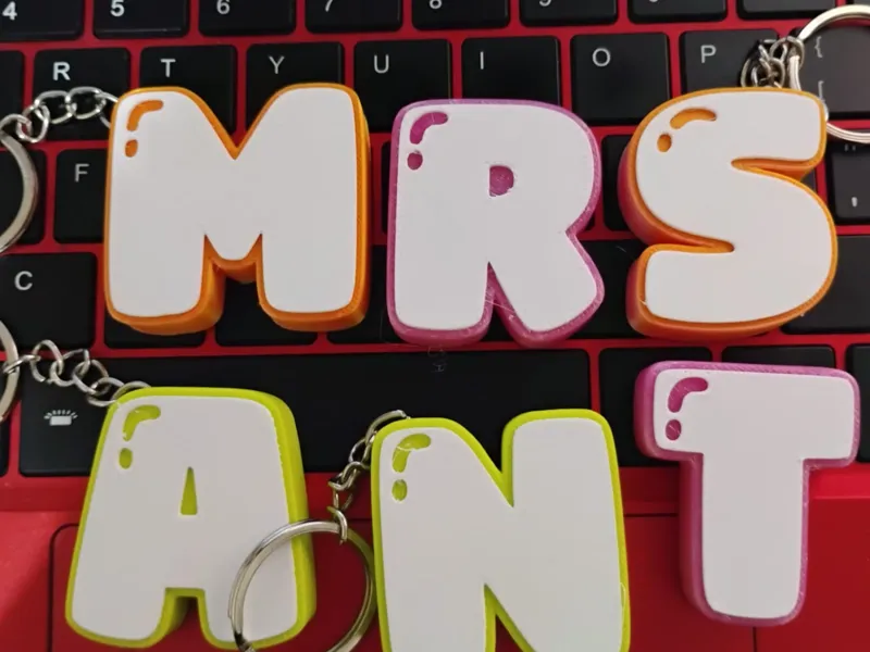 Just another alphabet keychain