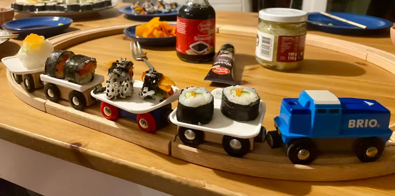 Running Sushi für Holzeisenbahn BRIO/LILLABO etc.