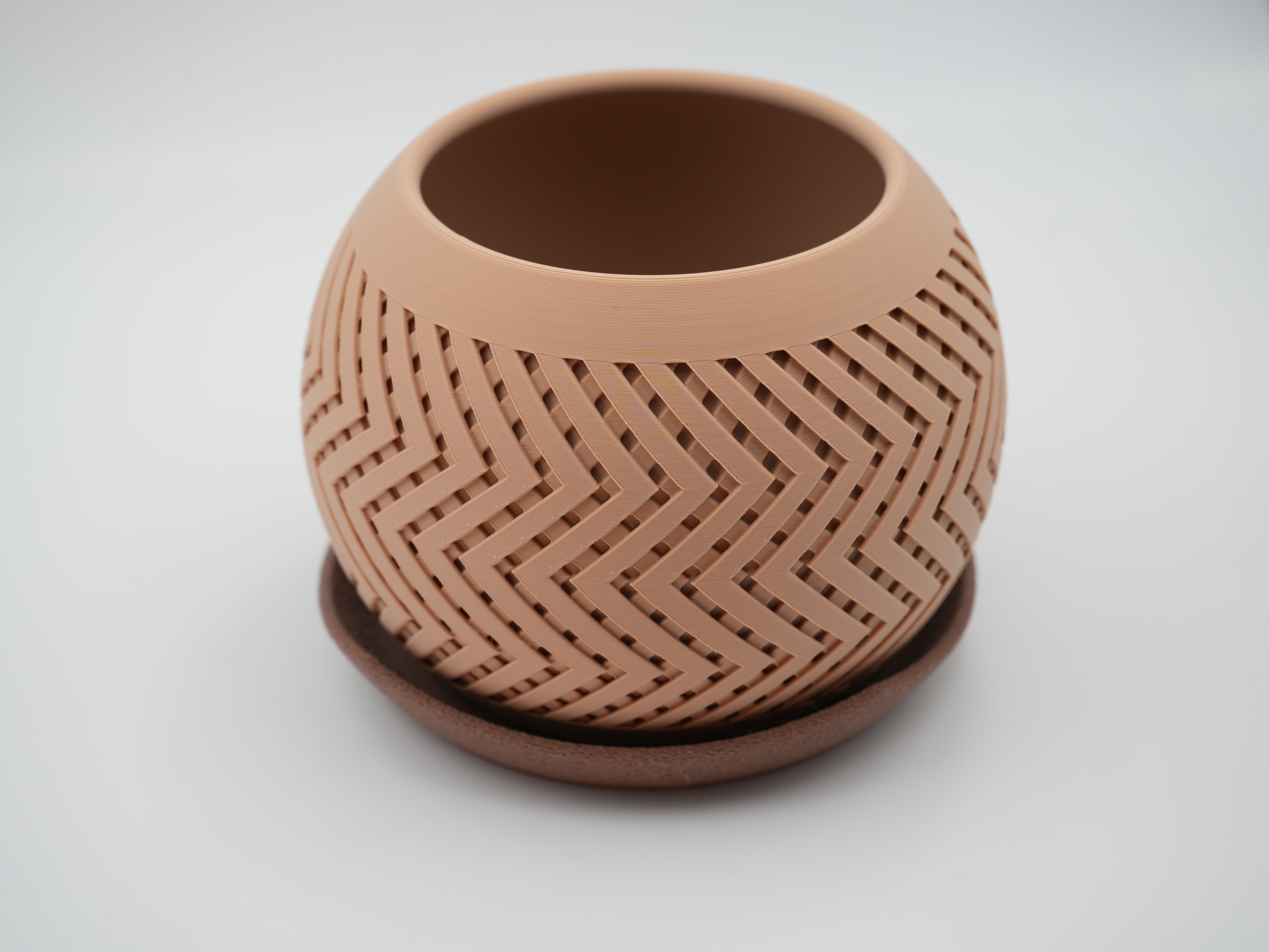 Miniatura 2 do modelo 3D Zig Zag Planter - Botany Chic Creation