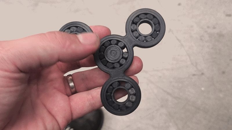 Fully 3D Printed 6001 Bearing Fidget Spinner