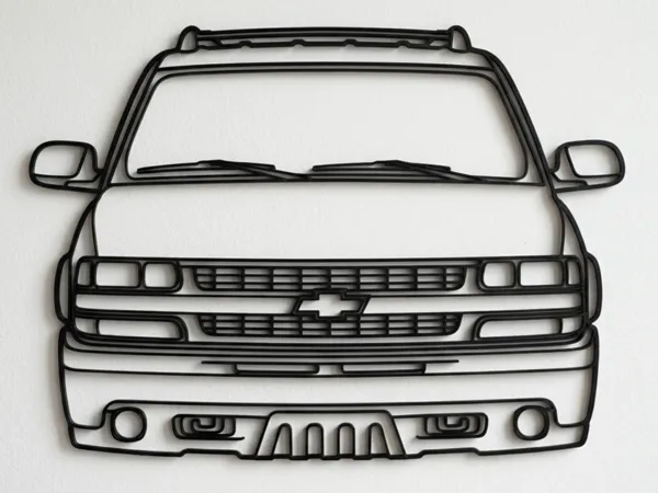 Décoration murale Chevrolet Suburban GMT800