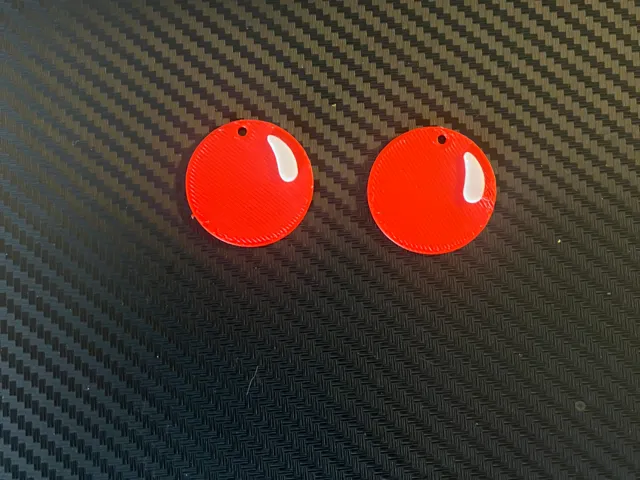 red nose day earrings