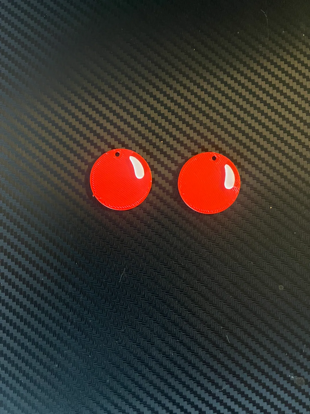 red nose day earrings view 2