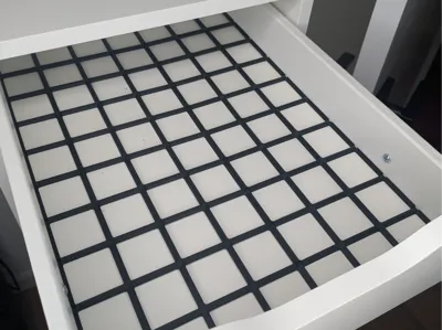 Gridfinity Base for Tall IKEA Alex Drawer 36x116cm