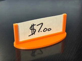 Price Tag Holder for Index Cards (1/4 Sheet)