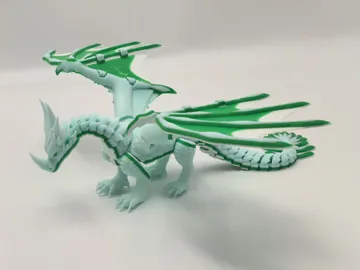 Modelo para impresión 3D: 激战,欧如恩,棱光巨龙,无需支撑,翅膀一体打印 — vista de referencia 3