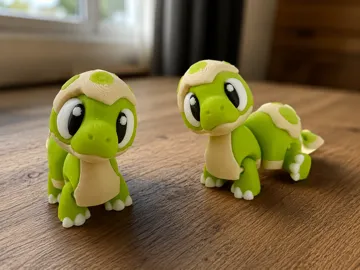 Modelo para impresión 3D: Dino articulé – Flexi 3D — vista de referencia 4