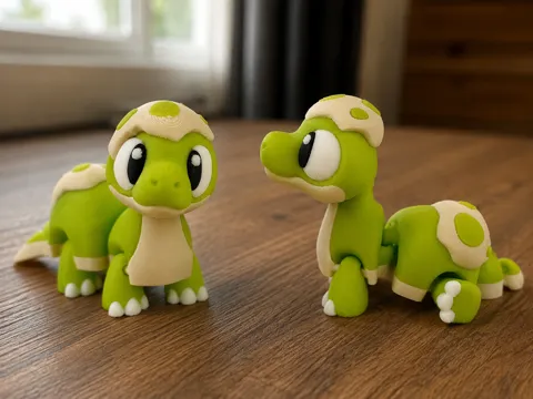 Modelo para impresión 3D: Dino articulé – Flexi 3D — referencia de MakerWorld
