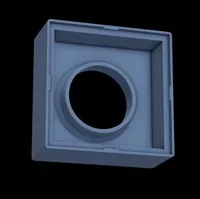Cache fermé pour veilleuse 80x80 — photo 2