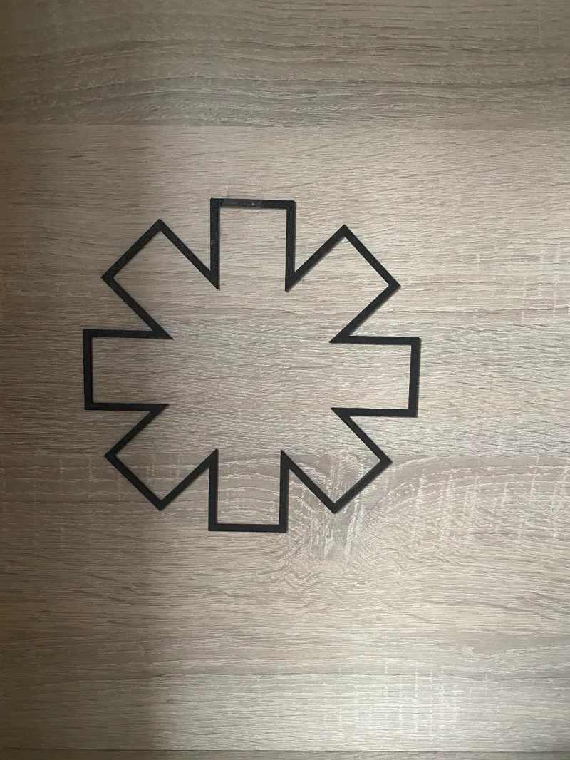 Red Hot Chili Peppers Logo - Wireframe